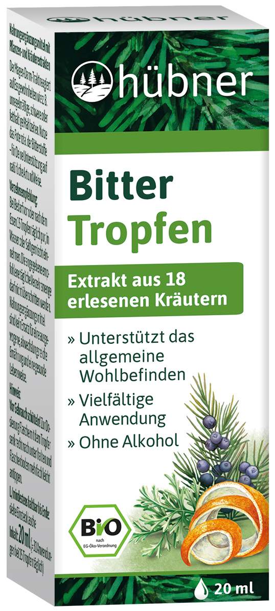 Hübner Bitter Tropfen Bio 20 ml