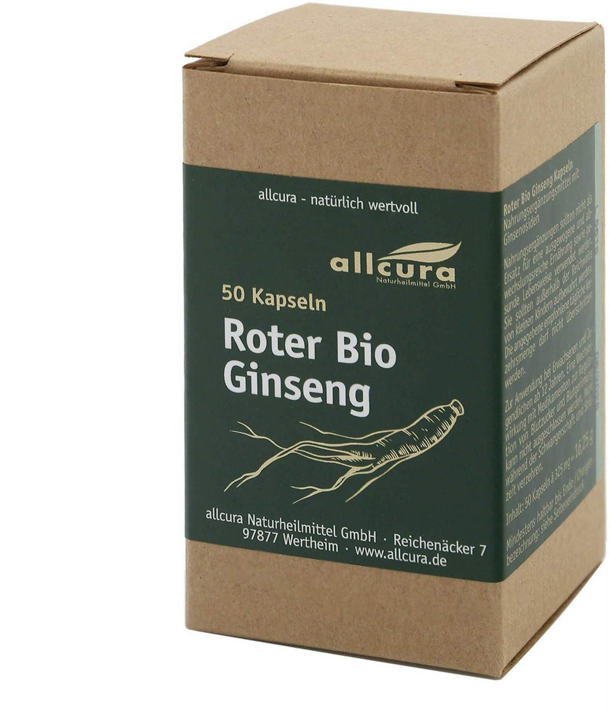 Roter Bio Ginseng 50 Kapseln