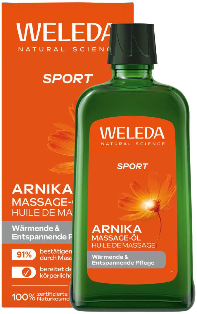 Weleda Sport Massage-Öl Arnika 200 ml