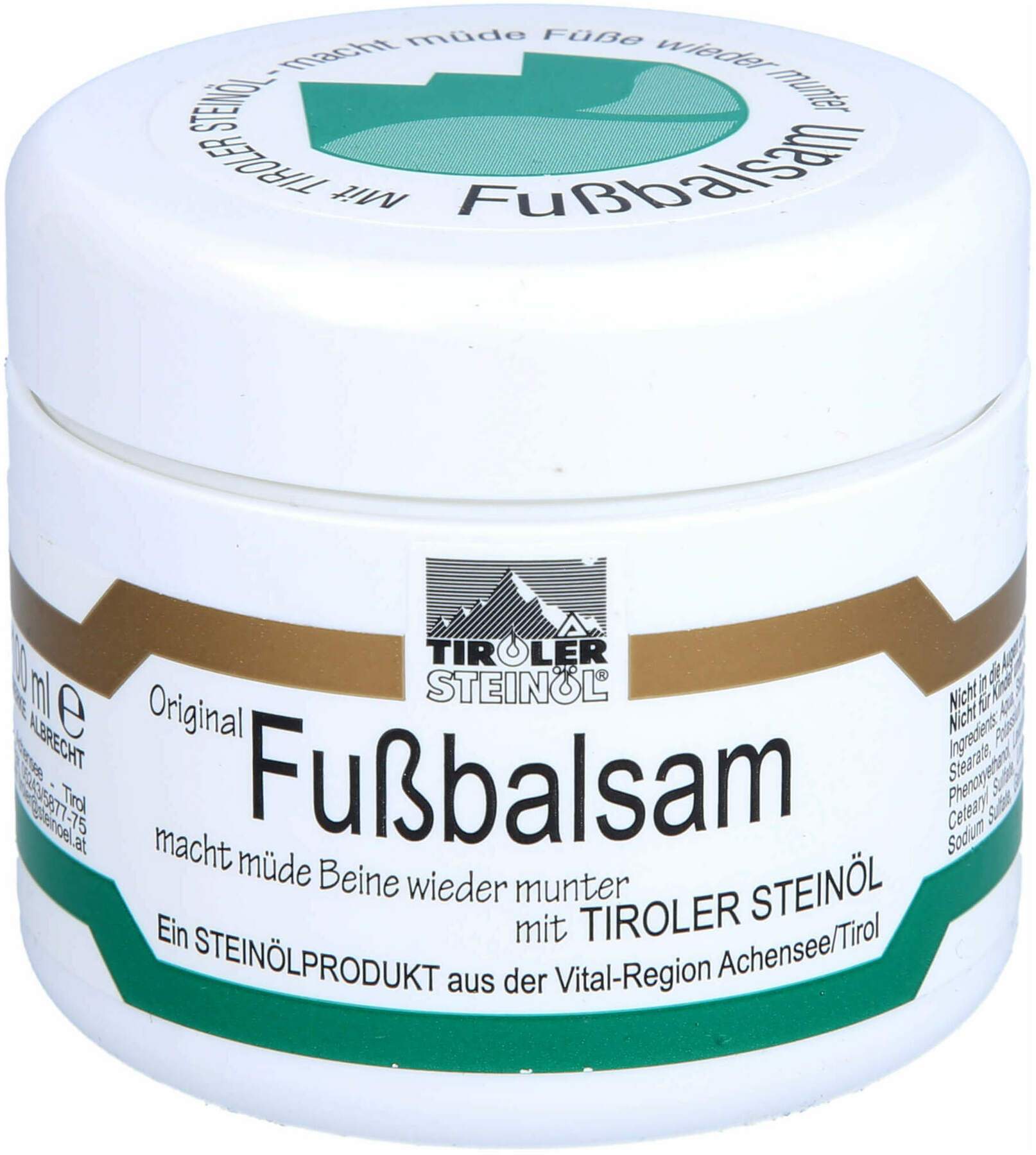 Tiroler Steinoel Fussbalsam