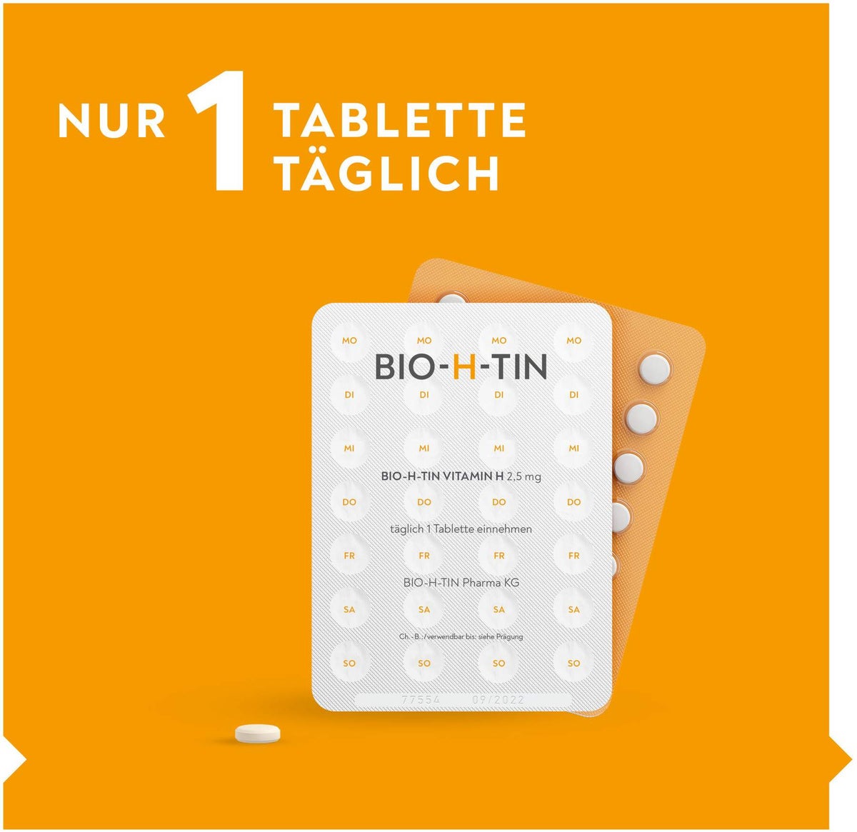 Bio-H-Tin Vitamin H 2,5 mg Für 4 Wochen 28 Tabletten