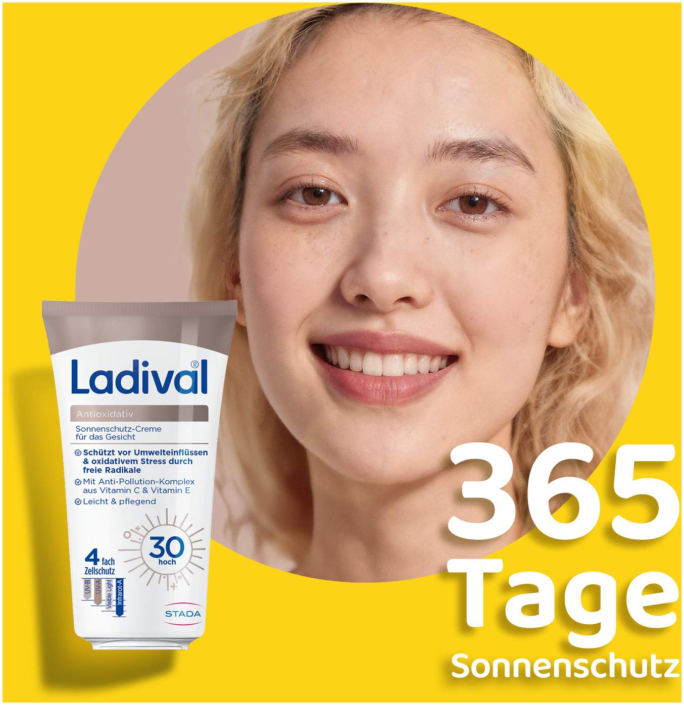Ladival Antioxidativ Sonnenschutz Creme Gesicht LSF 50 + 50 ml