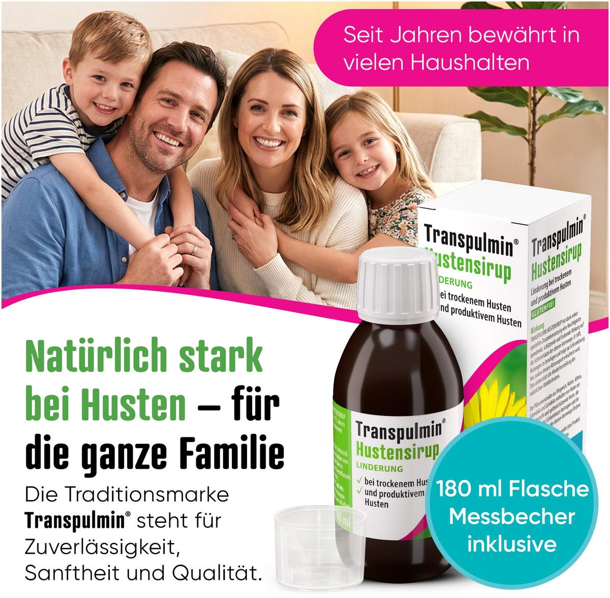 Transpulmin Hustenstiller Sirup 180 ml