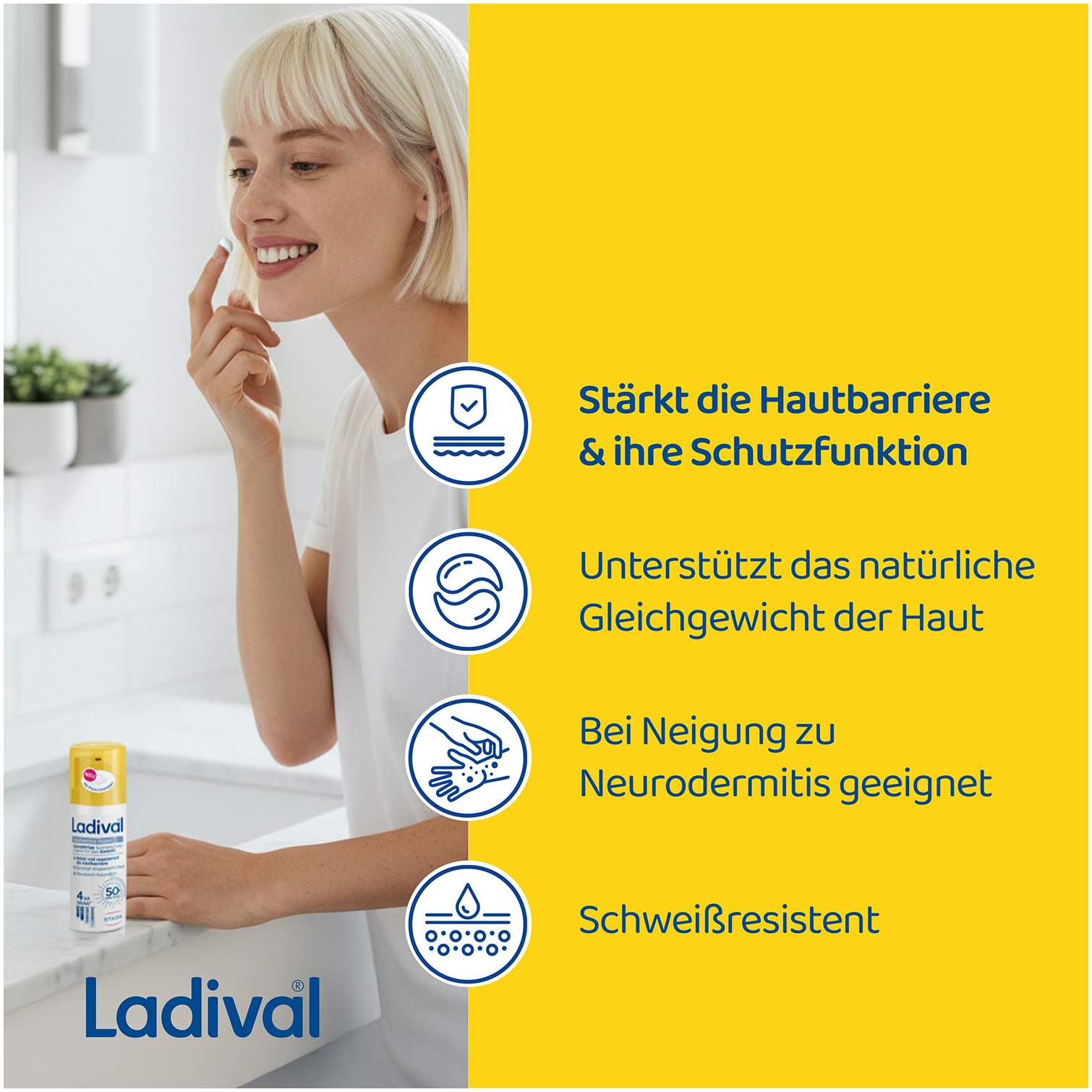 Ladival Hautbarriere Repair Sonnenschutz LSF 50+ 50 ml