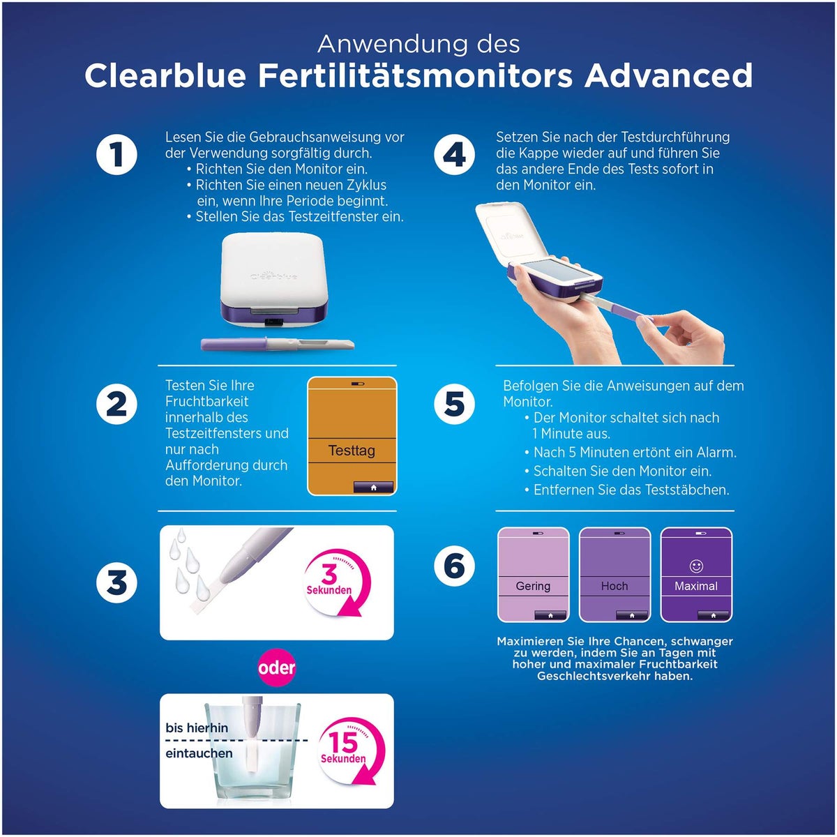 Clearblue Advanced Fertilitätsmonitor 1 Stück