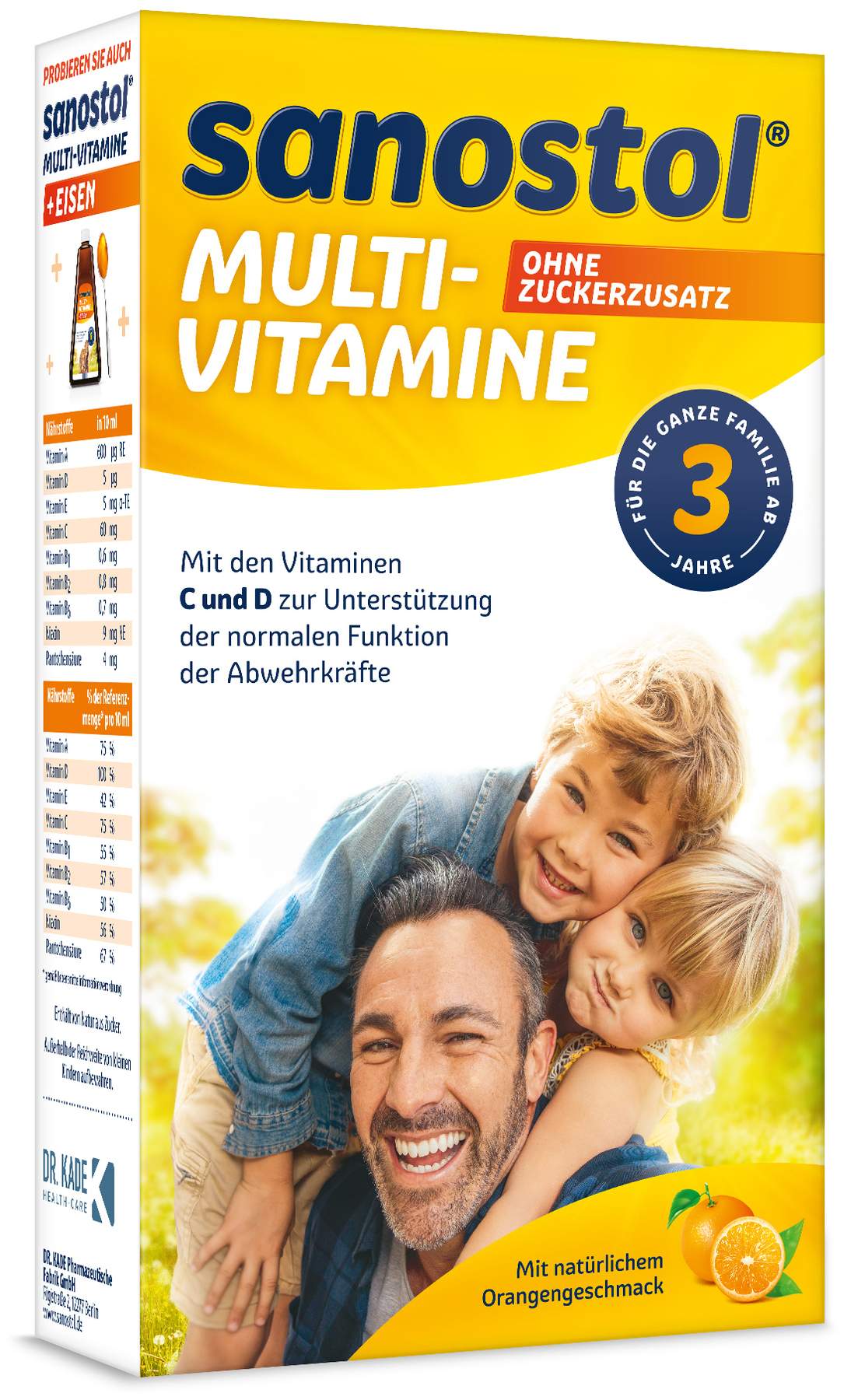 Sanostol Ohne Zuckerzusatz 460 ml Saft