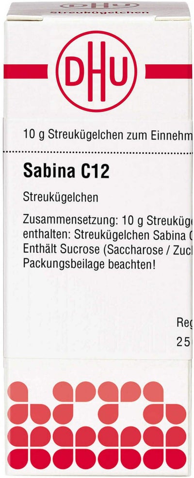 Dhu Sabina C12 Globuli 10 G