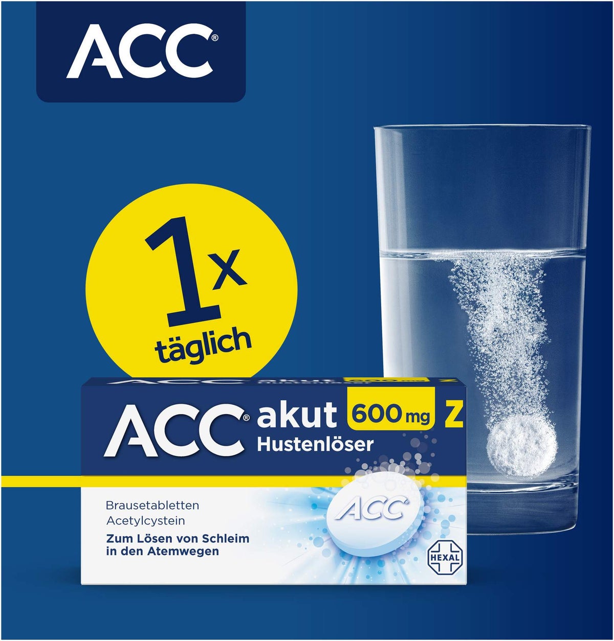 ACC akut 600 mg Z Hustenlöser 20 Brausetabletten