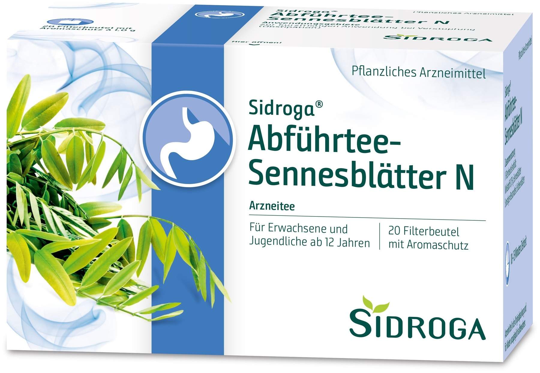 Sidroga Abführtee-Sennesblätter N 20 Filterbeutel