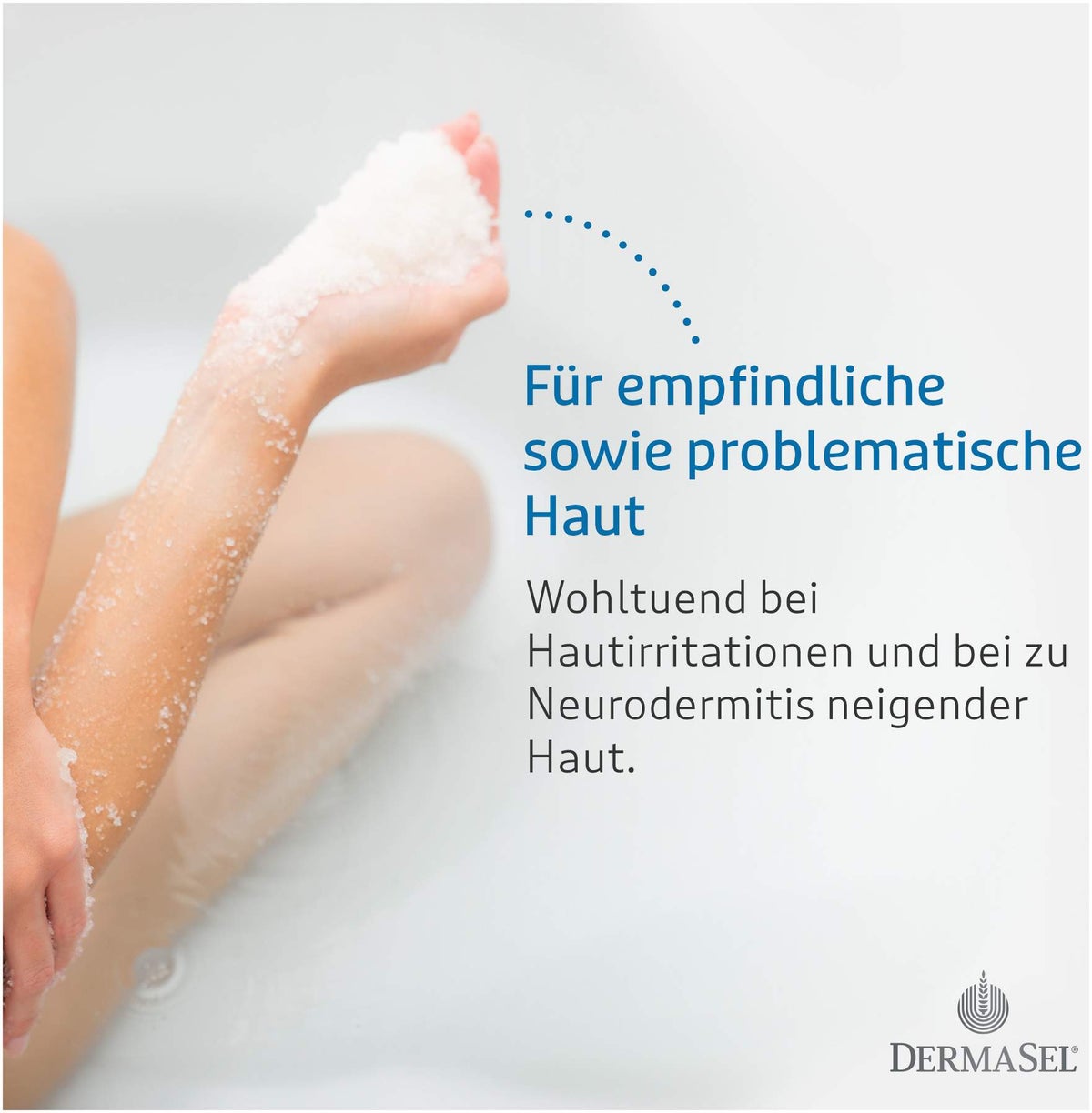 Dermasel Totes Meer Badesalz pur 500 g