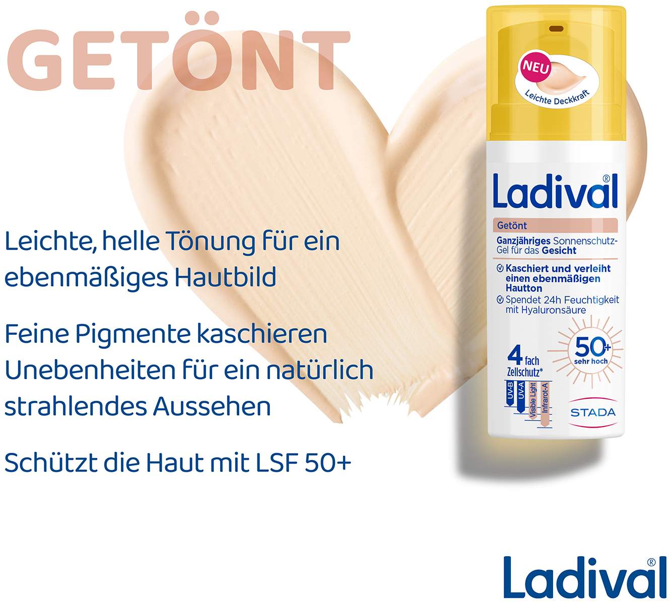Ladival Sonnenschutz-Gel getönt LSF 50+ 50 ml