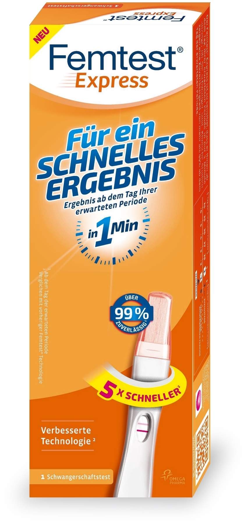 Femtest Express Schwangerschaftstest 1 Test