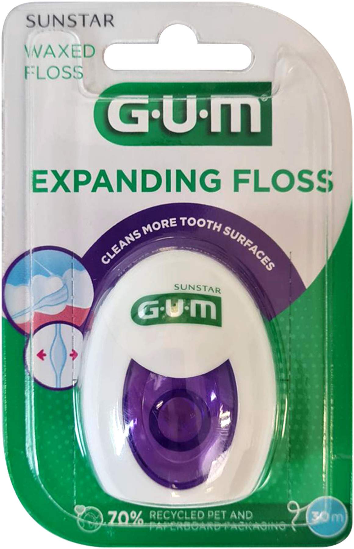 Gum Expanding Floss Flausch - Zahnseide 30 m