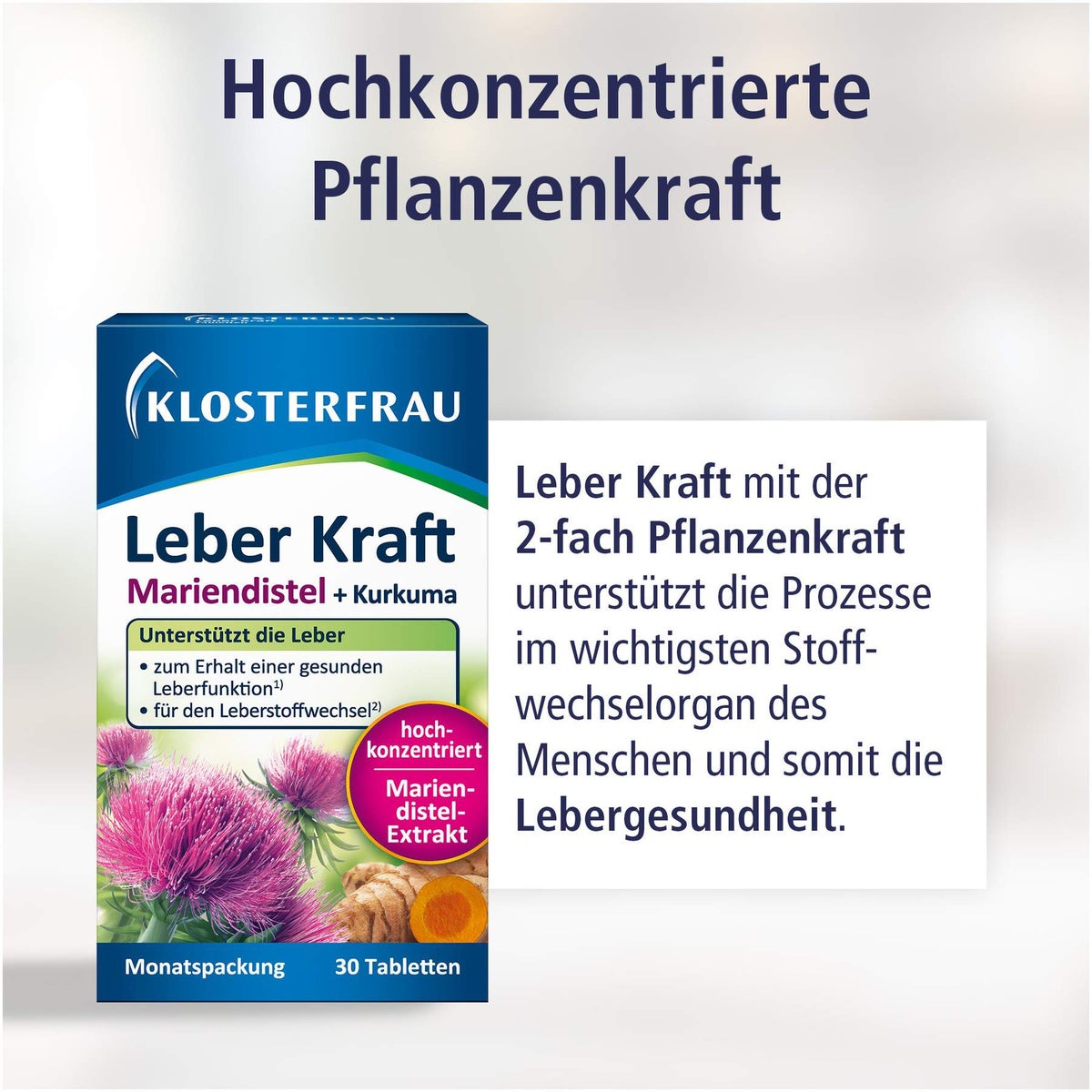 Klosterfrau Leber Kraft Tabletten 30 Stück