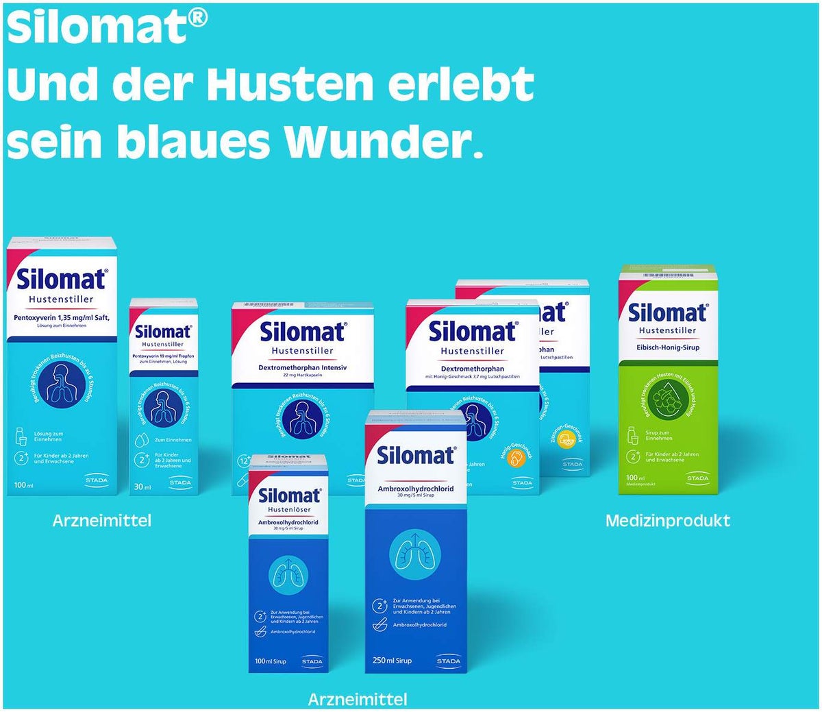 Silomat Hustenstiller Pentoxyverin 1,35 mg je ml Saft 100 ml