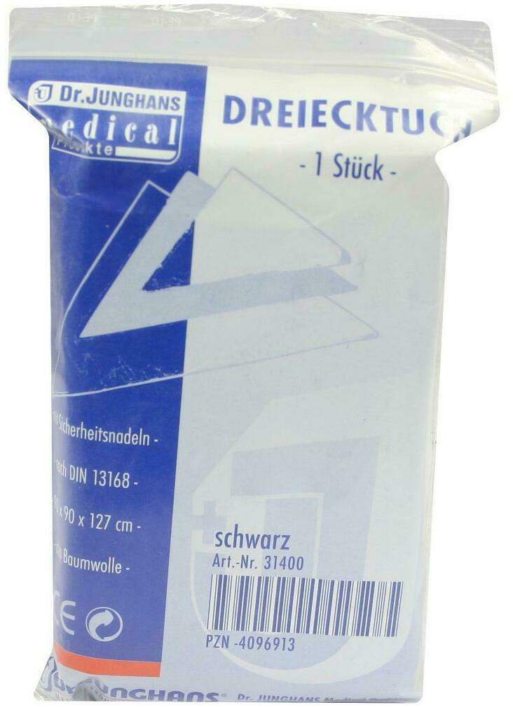 Dreiecktuch Schwarz 90 X 90 X 127 31400 1 Stück