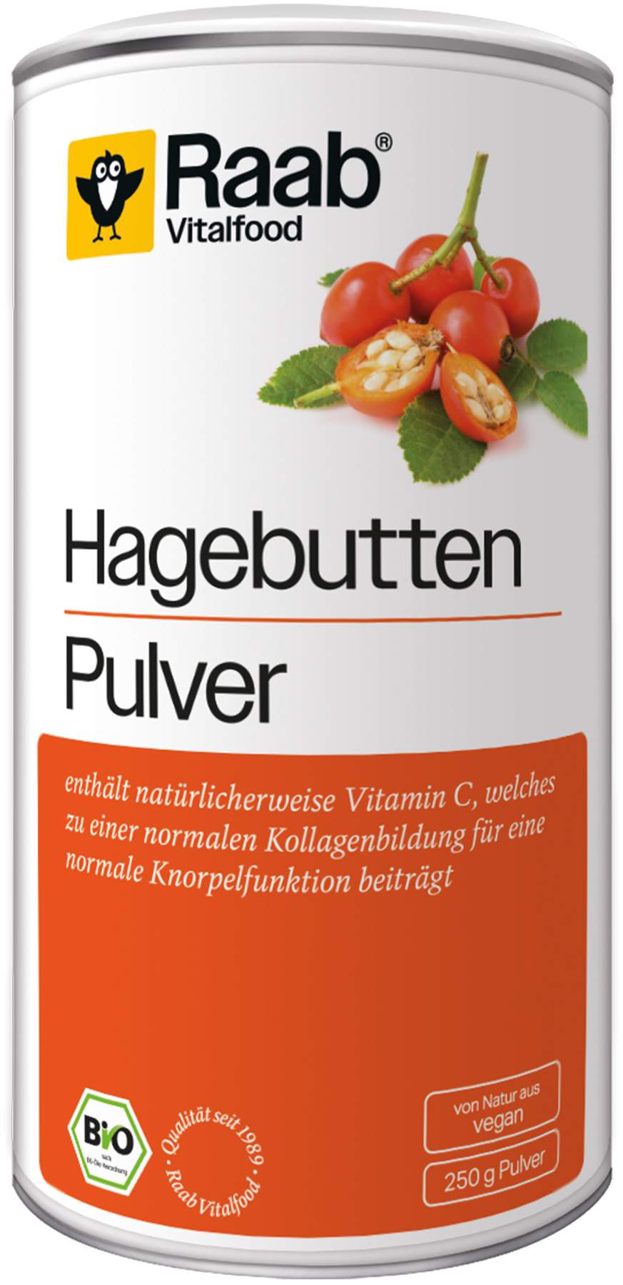 Raab Vitalfood  Bio Hagebutte Pulver 250 g