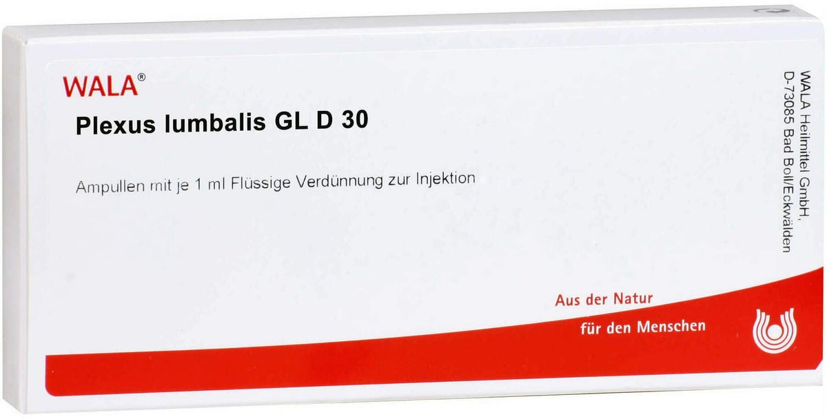Wala Plexus Lumbalis Gl D30 10 X 1 ml Ampullen