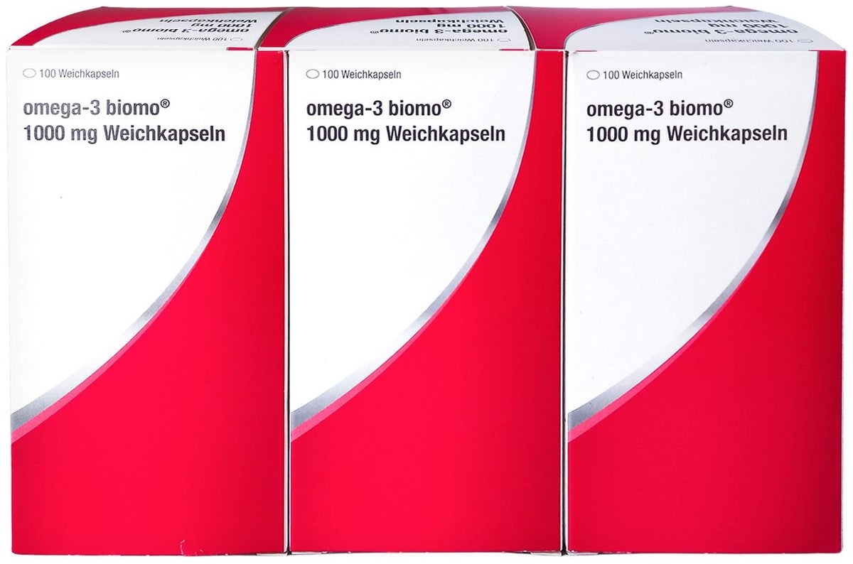 Omega-3 Biomo 1000 mg 300 Weichkapseln