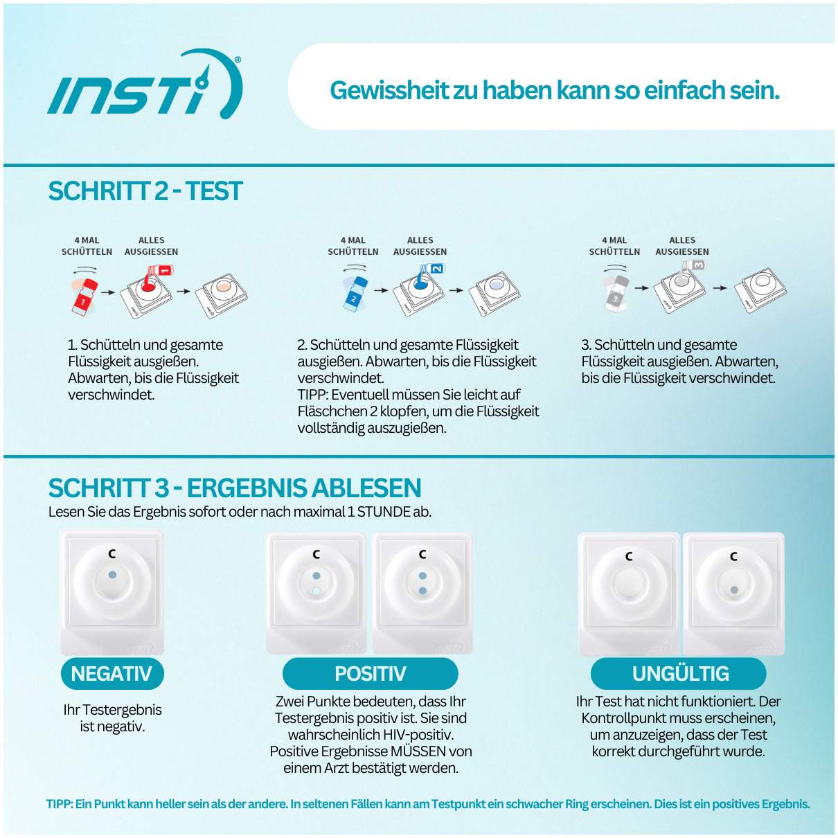 Hiv-Selbsttest Insti 1 Stück