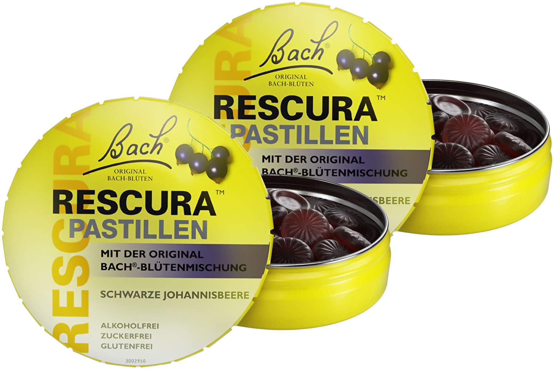 Bach Original Rescura Schwarze Johannisbeere 2 x 50 g Pastillen