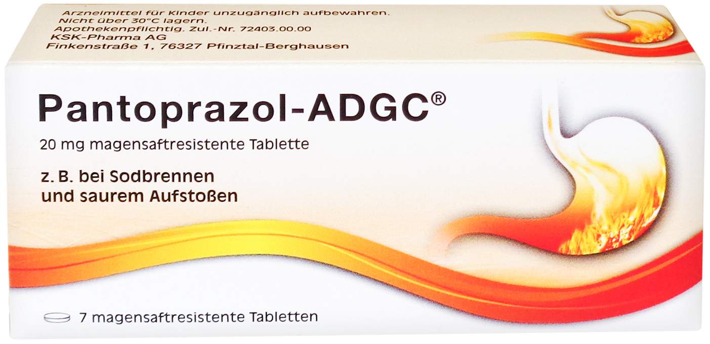 Pantoprazol Adgc 20 mg 7 Magensaftresistente Tabletten