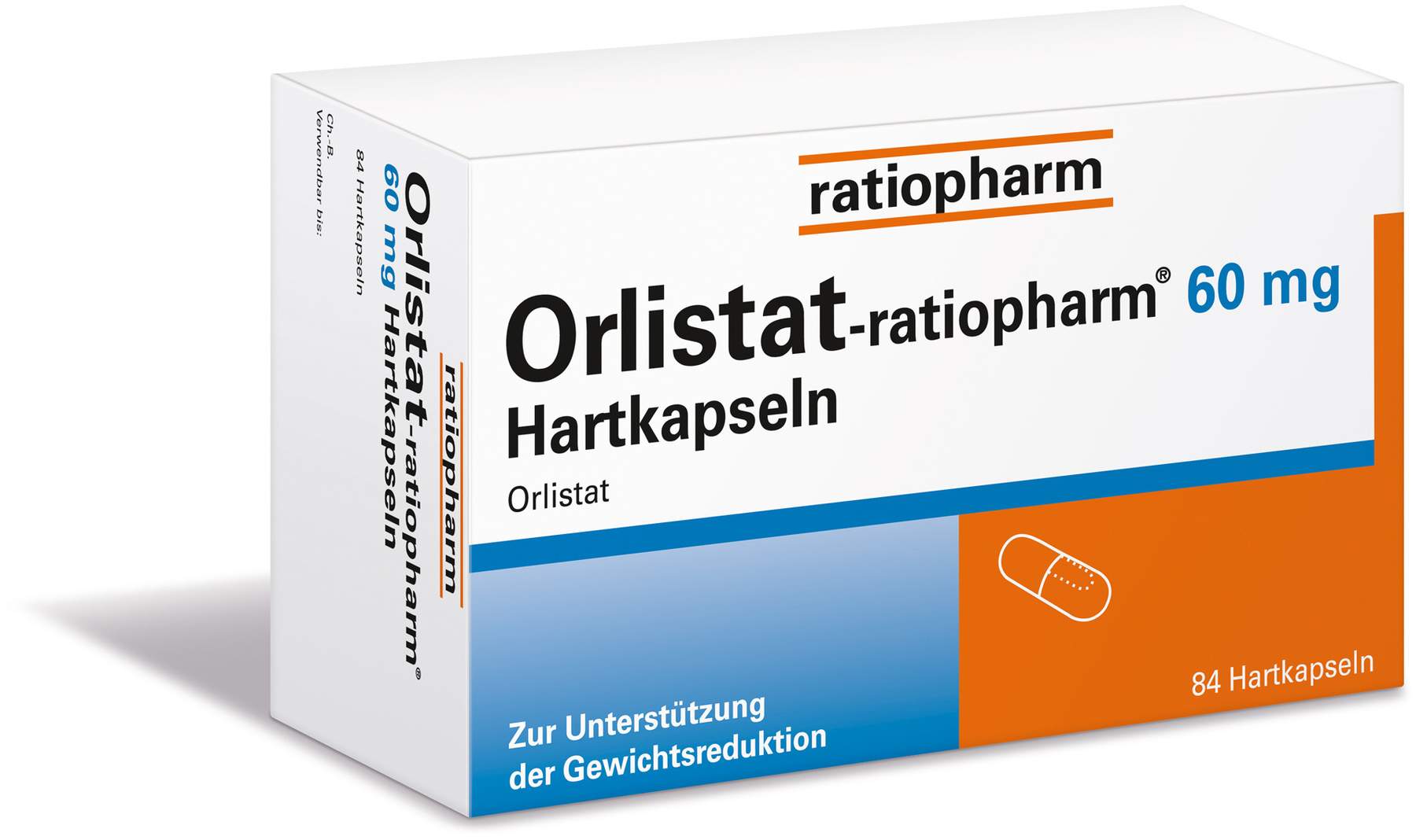 Orlistat-ratiopharm 60 mg 84 Hartkapseln