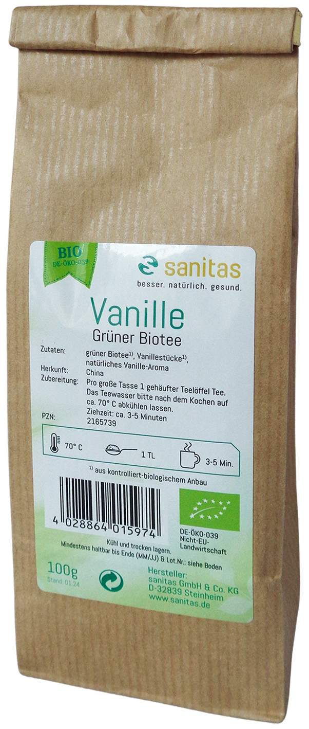 Grüner Tee Vanille Kba 100g