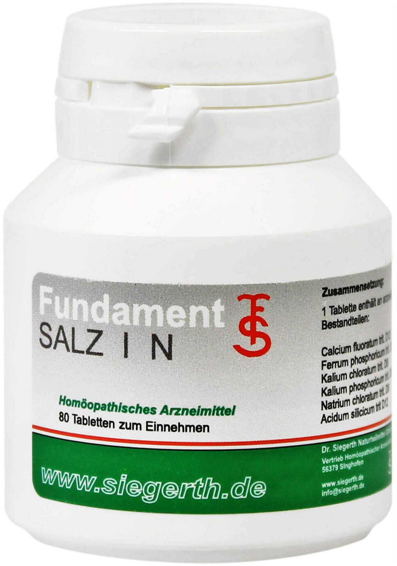 Fundament Salz I N Tabletten 4 X 80