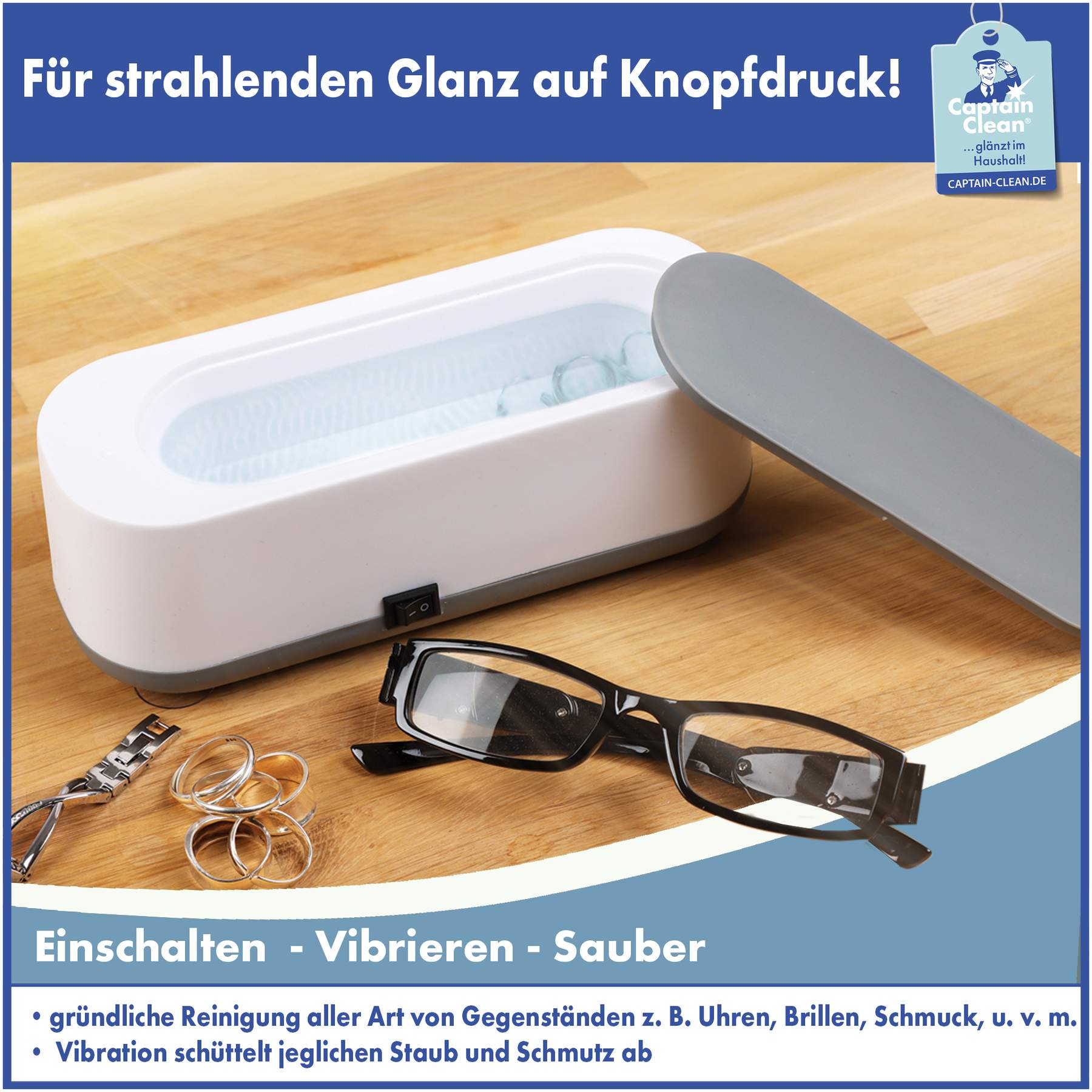 Captain Clean Schmuck- und Brillenbad 1 Stück