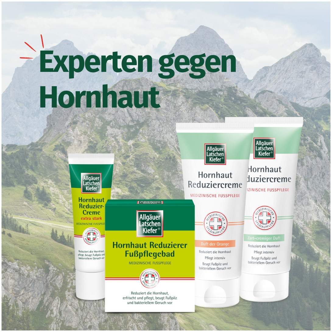 Allgäuer Latschenkiefer Hornhaut Reduzierer 10 x 10 g Fußpflegebad