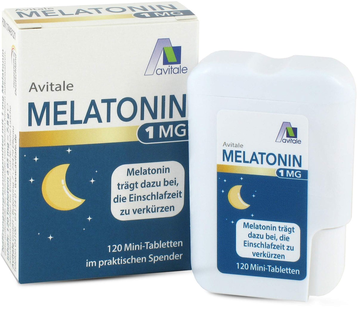 Melatonin 1 mg im Spender 120 Mini-Tabletten