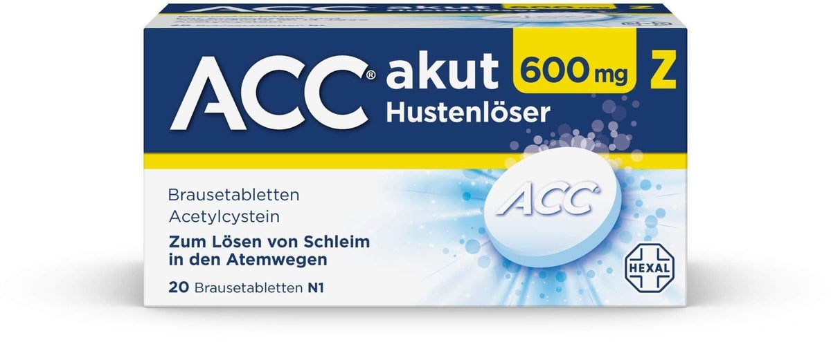 ACC akut 600 mg Z Hustenlöser 20 Brausetabletten