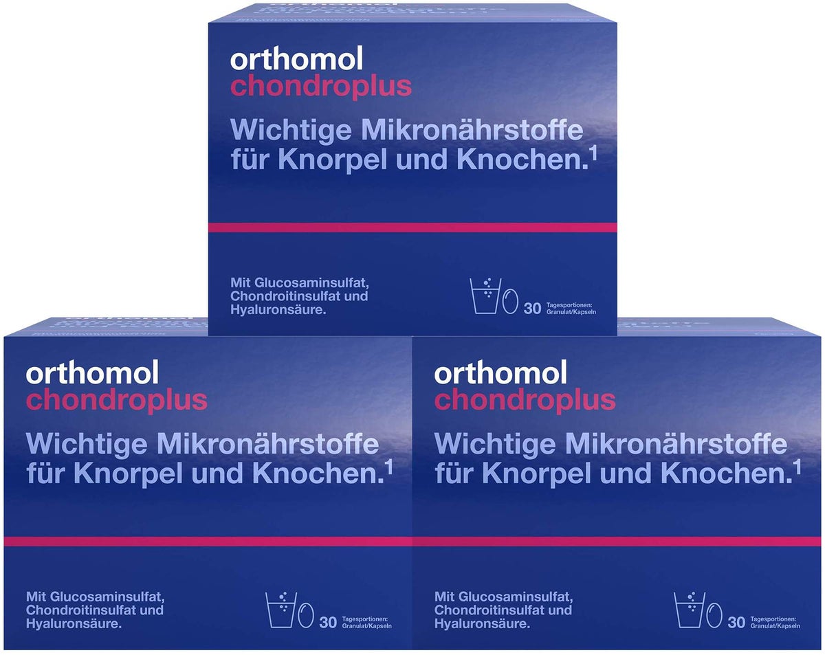Orthomol Chondroplus Granulat und Kapseln 3 x 30 Stück