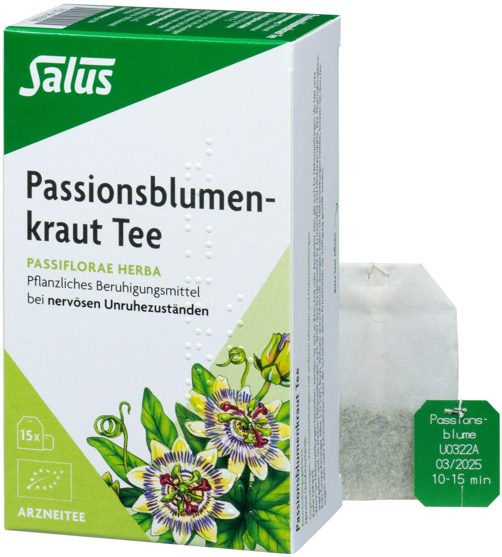 Passionsblumenkraut Tee Passiflorae Herba Bio Salus