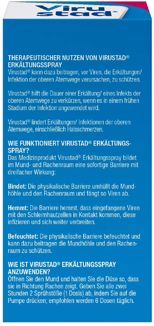 Virustad Erkältungsspray Erdbeere Spray 20 ml