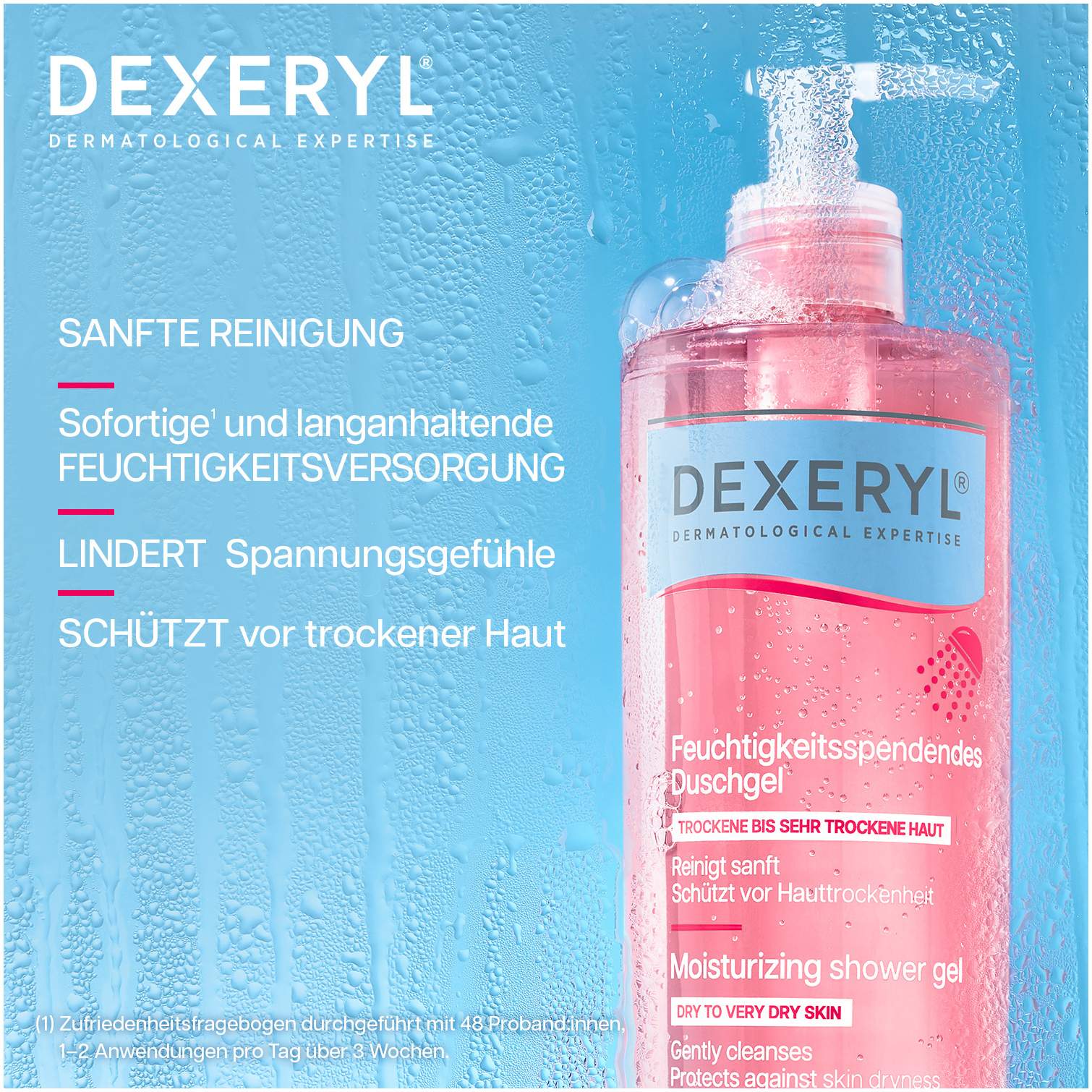 Dexeryl feuchtigkeitspendendes Duschgel 500 ml