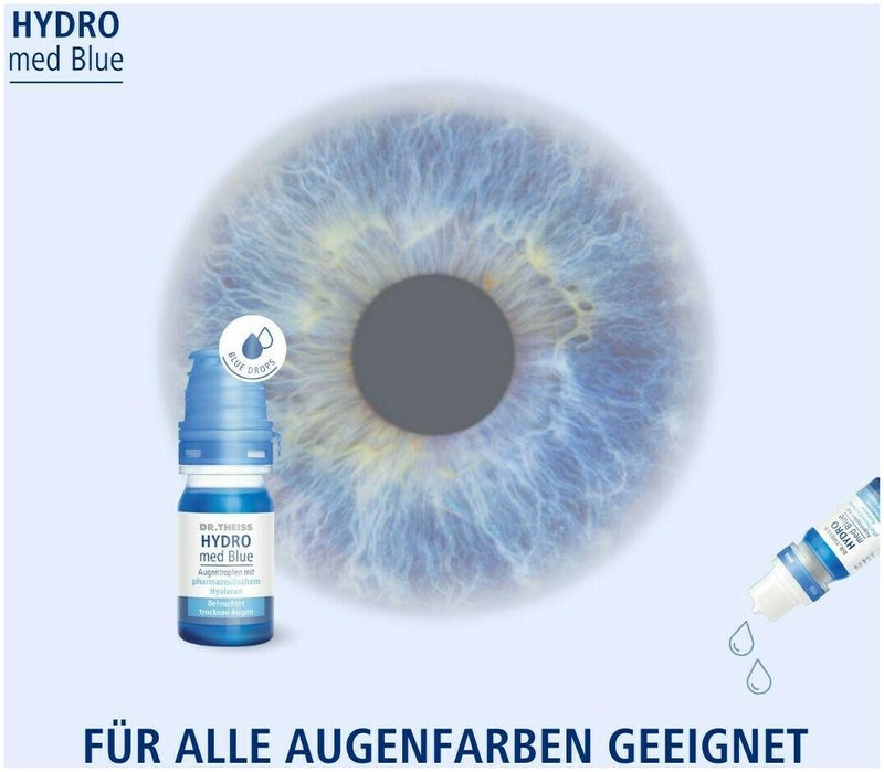 Dr. Theiss Hydro med Blue 10 ml Augentropfen