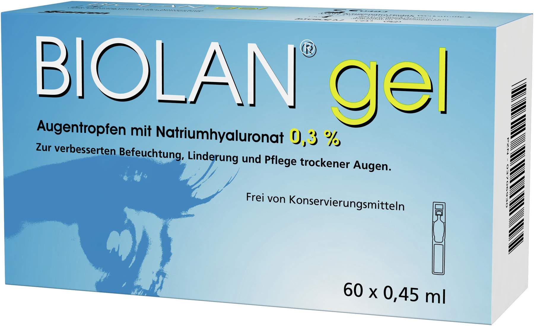 Biolan Gel Augentropfen 6 0x 0.45 ml Augentropfen