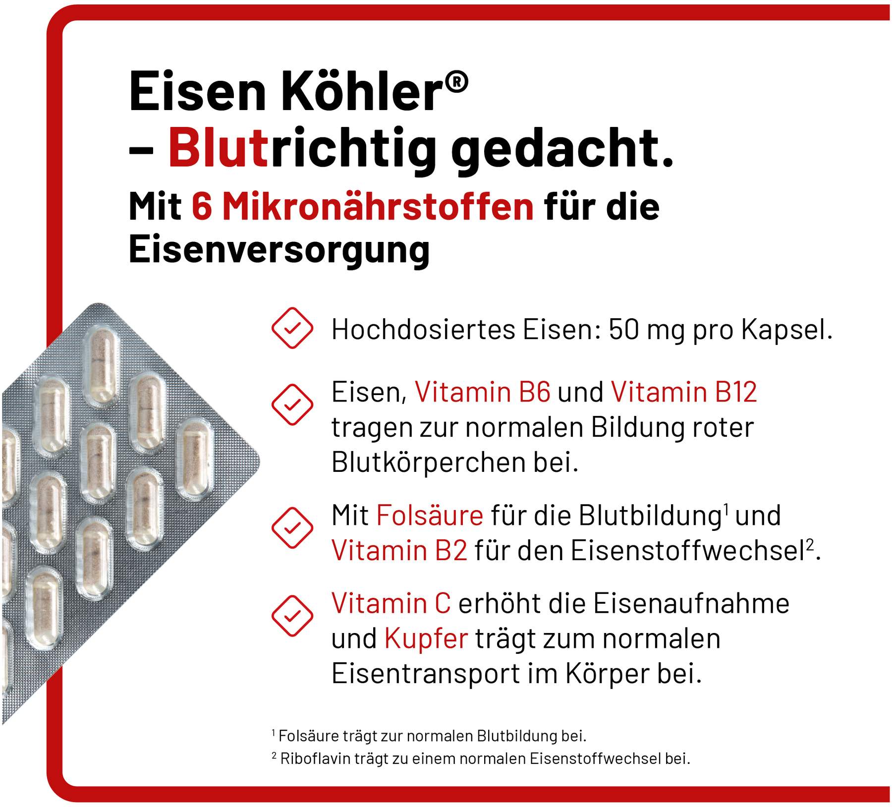 Eisen Köhler® Kapseln 90 Stück