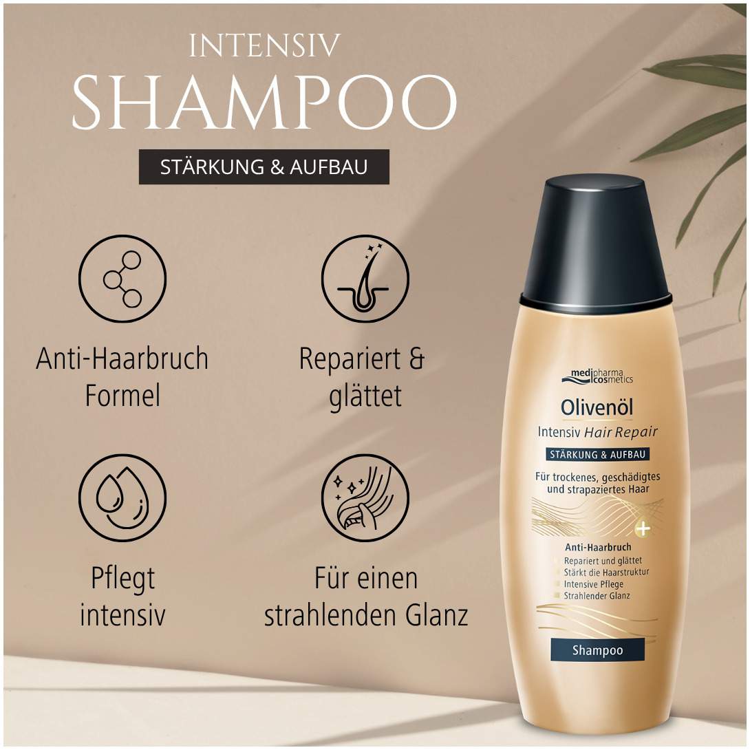 medipharma cosmetics Olivenöl Intensiv Hair Repair 200 ml Shampoo