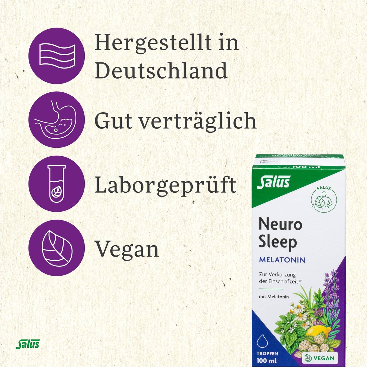 Neuro Sleep Melatonin Tropfen 100 ml