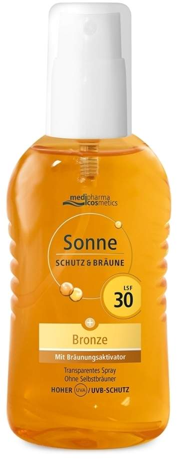 medipharma cosmetics Sonne Schutz & Bräune bronze LSF 30 200 ml Pumpspray