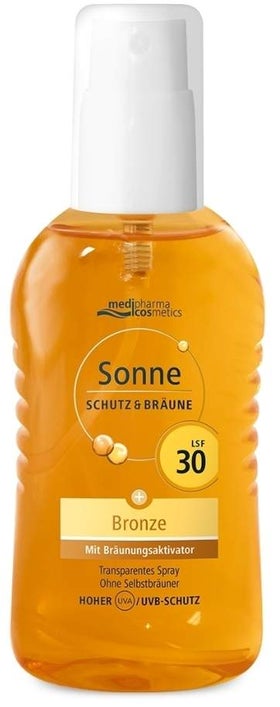 medipharma cosmetics Sonne Schutz & Bräune bronze LSF 30 200 ml Pumpspray