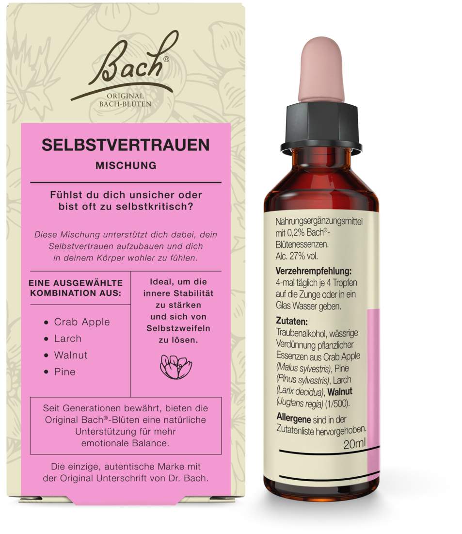 Bachblüten-Mischung Selbstvertrauen 20 ml Tropfen