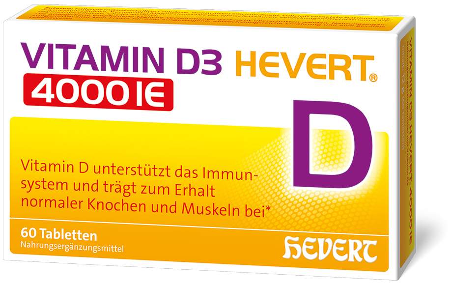 Vitamin D3 Hevert 4.000 I.E. 60 Tabletten