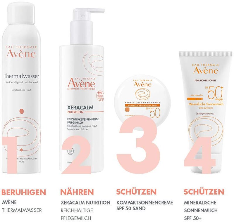 Avene Kompaktsonnencreme SPF 50 sand 10 g Creme