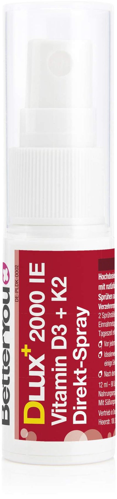 Betteryou Vitamin D3 + K2 Direkt-Spray 12 ml