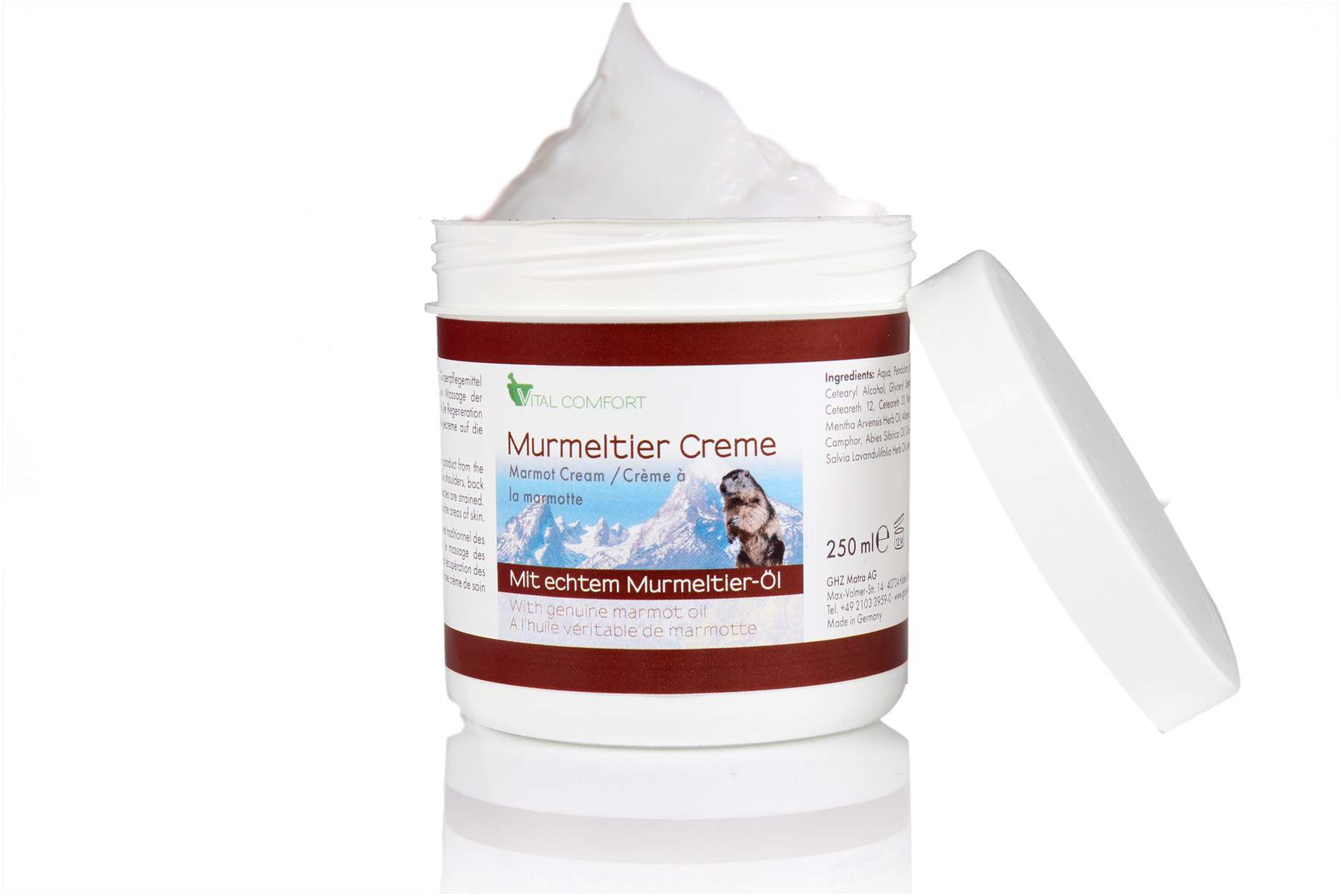 Vital Comfort Murmeltier Creme 250 ml