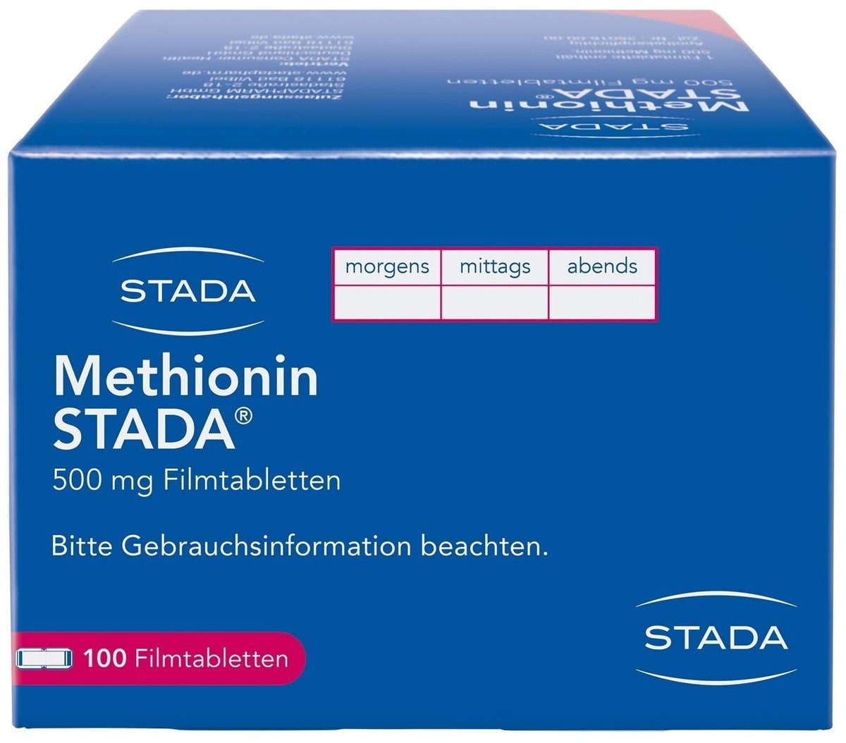 Methionin Stada 500 mg Filmtabletten